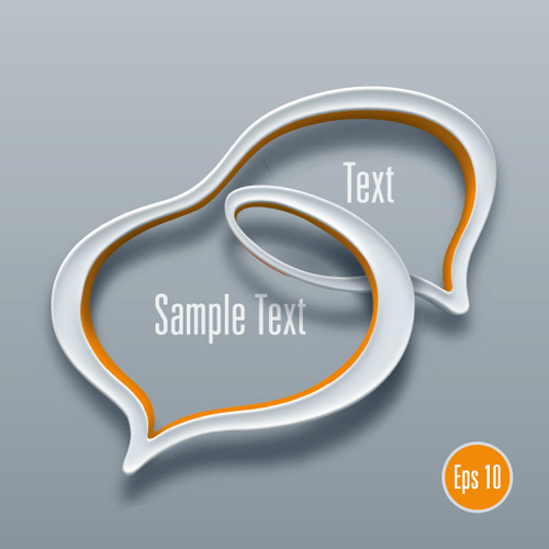 500x500 Speech Bubble Vector Template Free Download