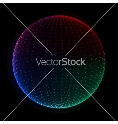 380x400 Abstract Dotted Particles Sphere Vector Sphere Abstract