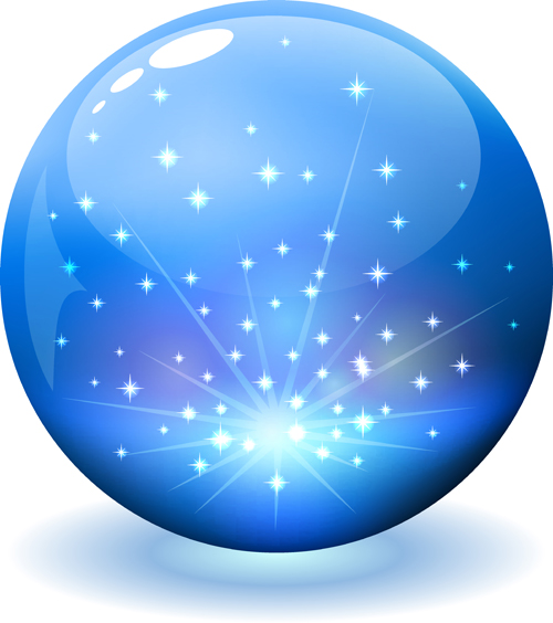 500x564 Shiny Glass Sphere Vector Background Free Download