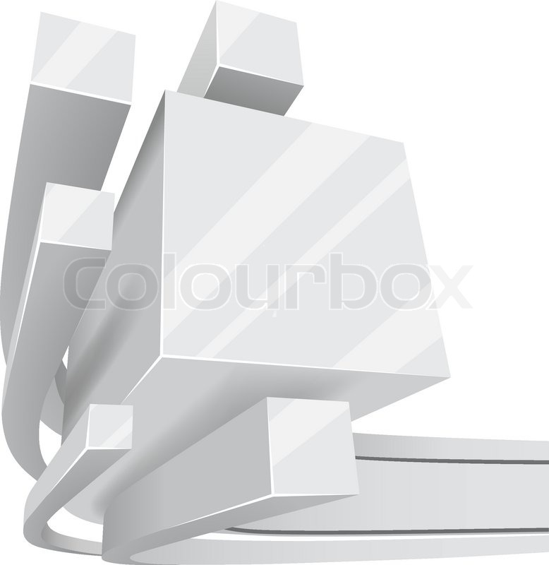 778x800 Abstract White Square Rails Stock Vector Colourbox