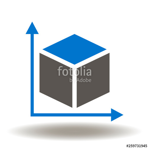500x500 Dimension Icon Vector Square Measurement Axis Drawing