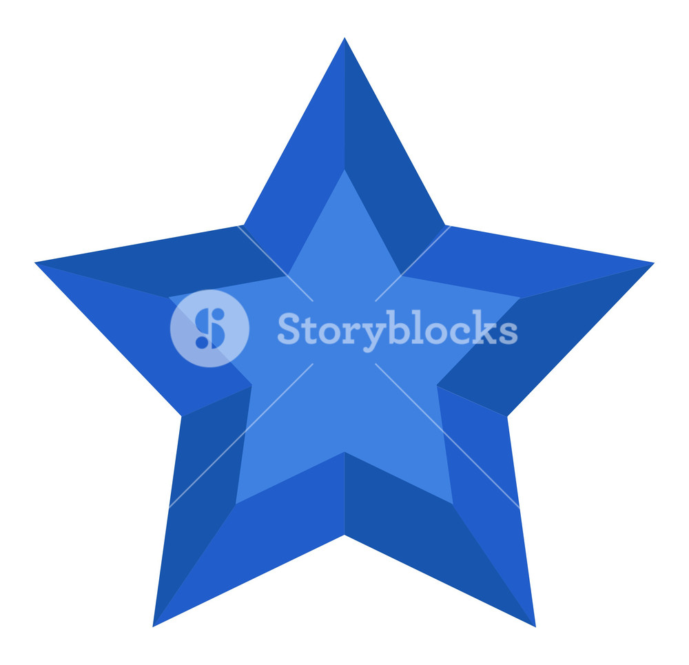 Blue Star Vector Royalty Free Stock Image 1000x965 Blue Star Vector Royalty Free Stock Image