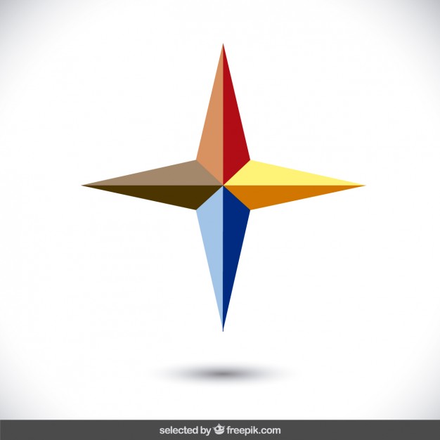 Logo With Star Form Vector Free Download 626x626 Logo With Star Form Vector Free Download