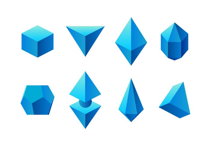 700x490 Blue Prisma Free Vector