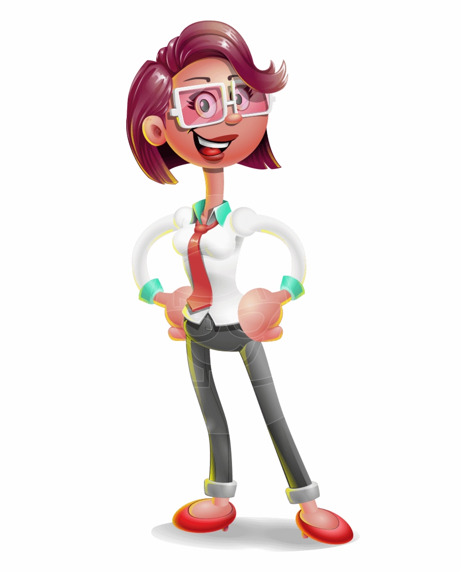 920x1141 Business Girl Vector Cartoon Character Aka Stephanie