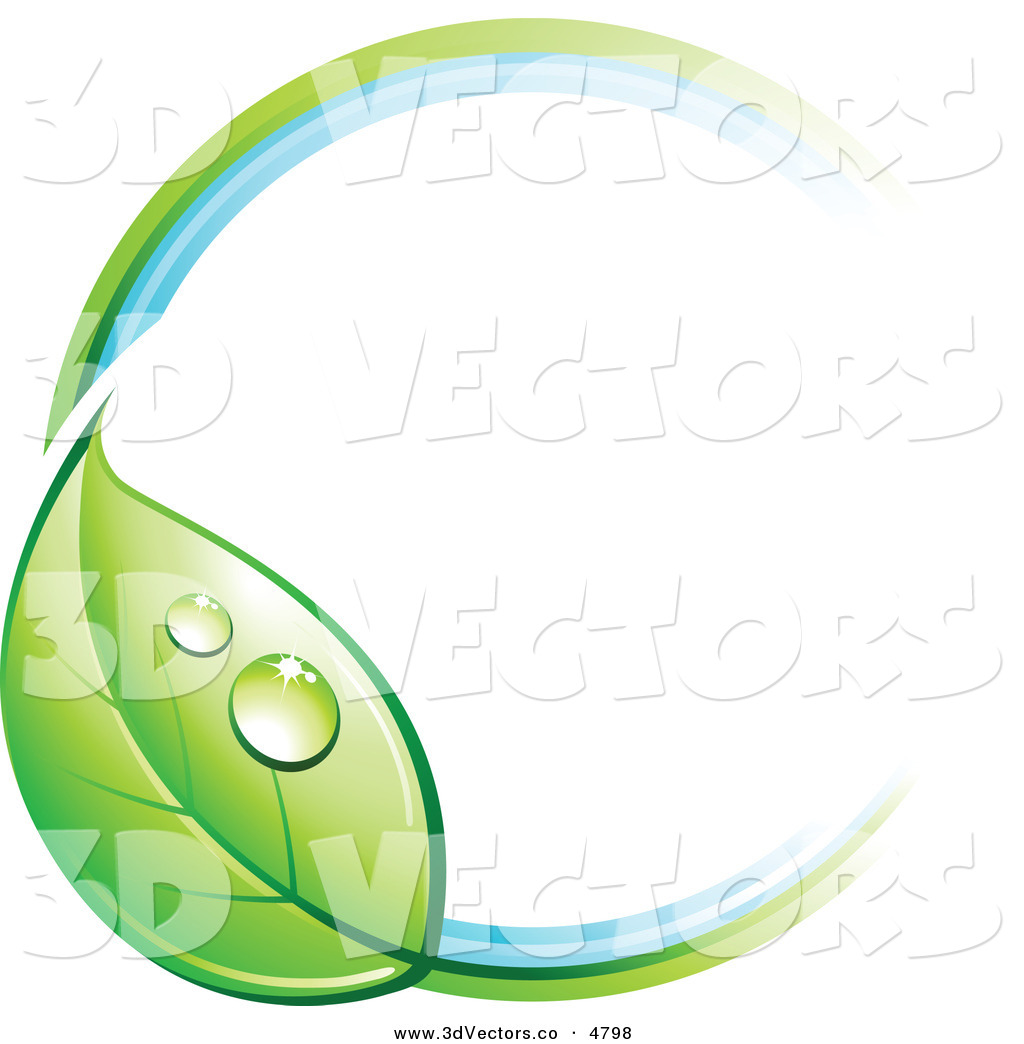 1024x1044 Vector Clipart Of A Pre Made Logo Of A Circle With A Dewy Green