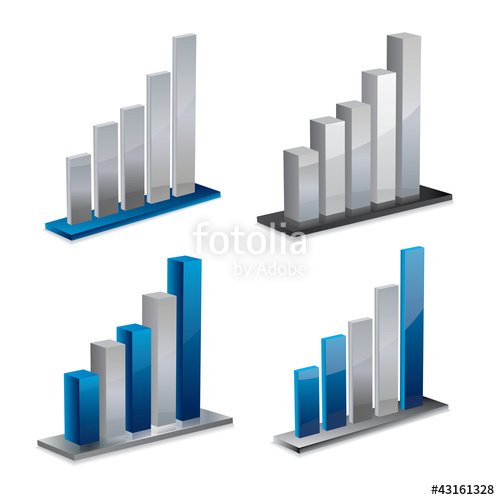 500x500 Vector Graph Set Stock Image And Royalty Free Vector