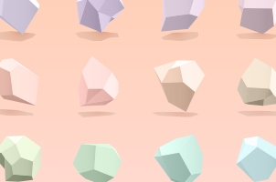 302x200 Abstract Polygon Vector Shapes Decorative Vectors Pixeden