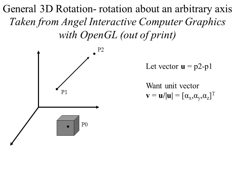 960x720 General Rotation Rotation About An Arbitrary Axis Taken