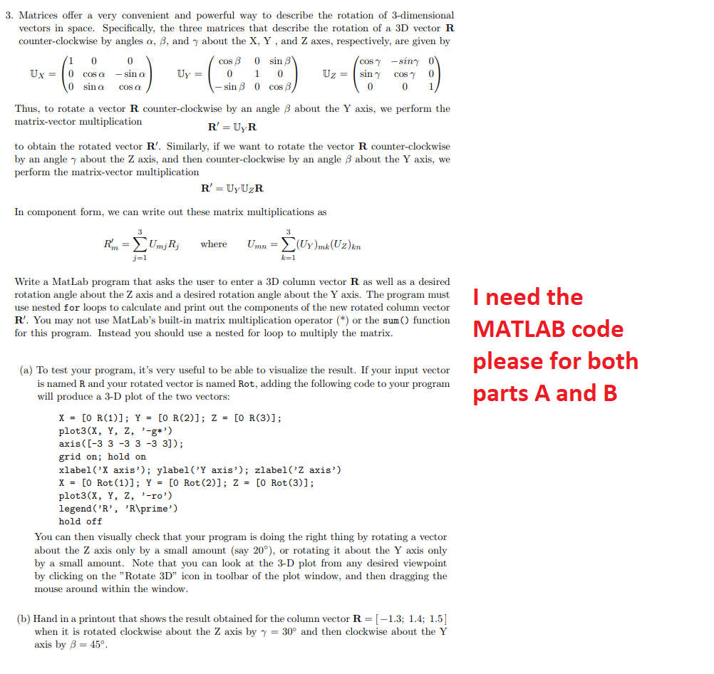 1002x946 Solved Matrices Offer A Very Convenient And Powerful W