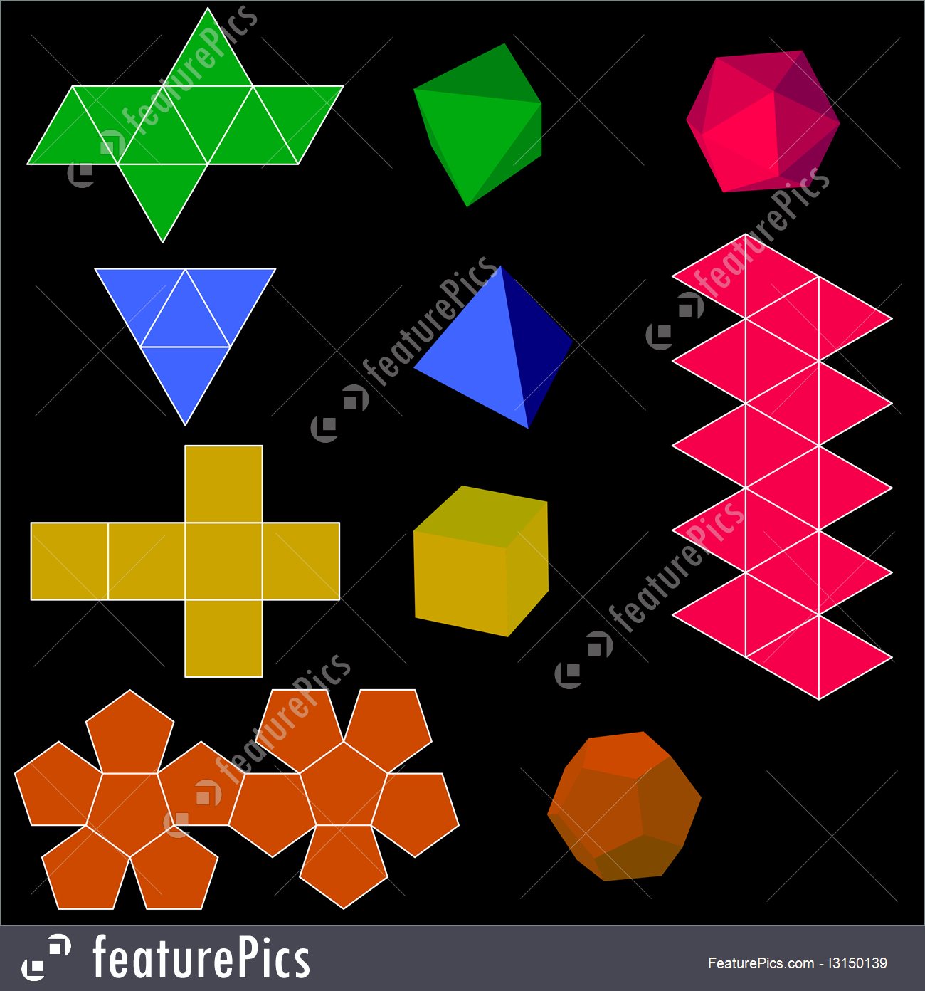 Abstract Forms Colorful Vector Geometric Shapes 1300x1392 Abstract Forms Colorful Vector Geometric Shapes