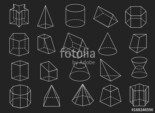 500x364 Line Geometric Shapes Vector Geometrical Shape Set Like