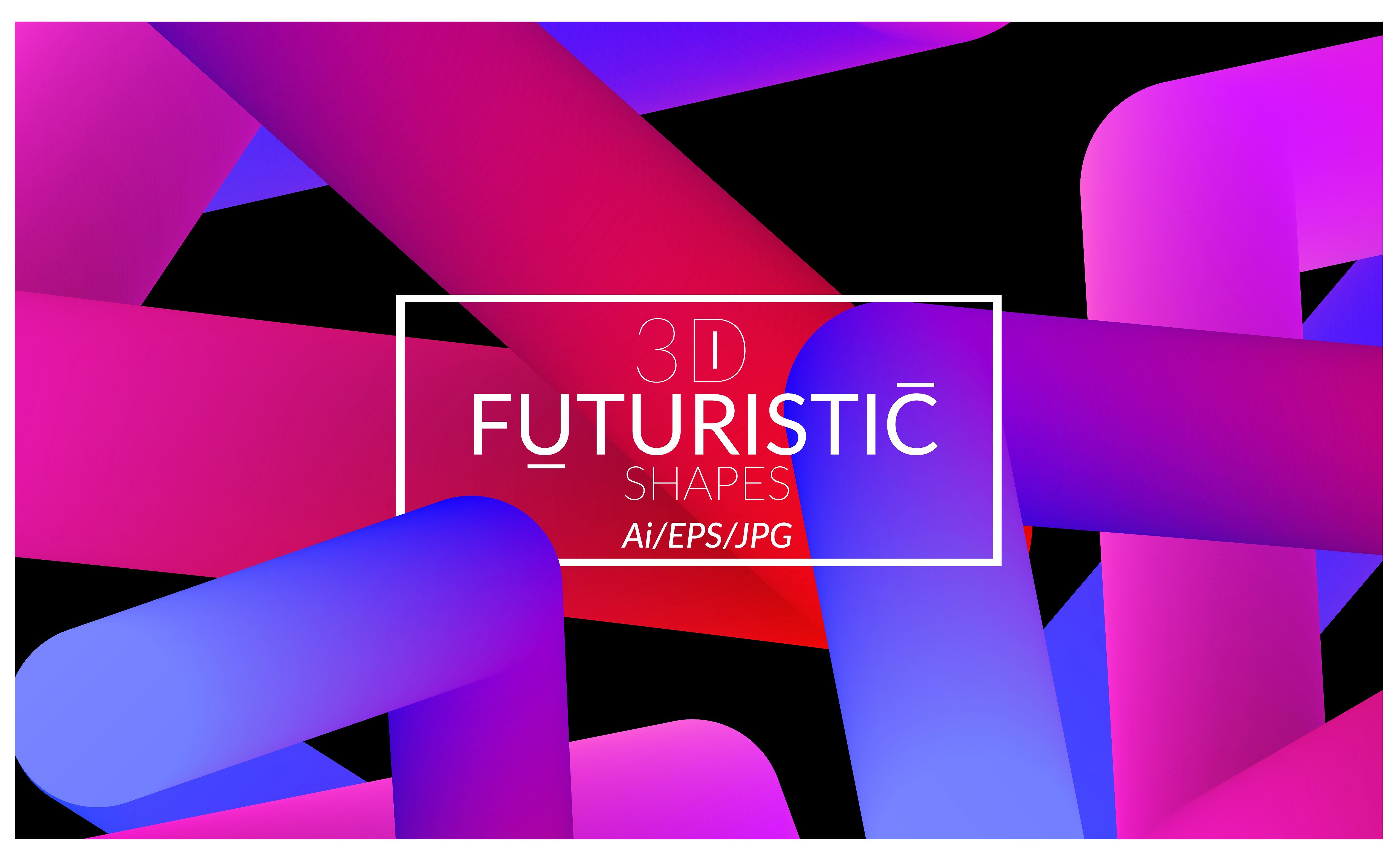 Vector Futuristic Shapes 5117x3117 Vector Futuristic Shapes