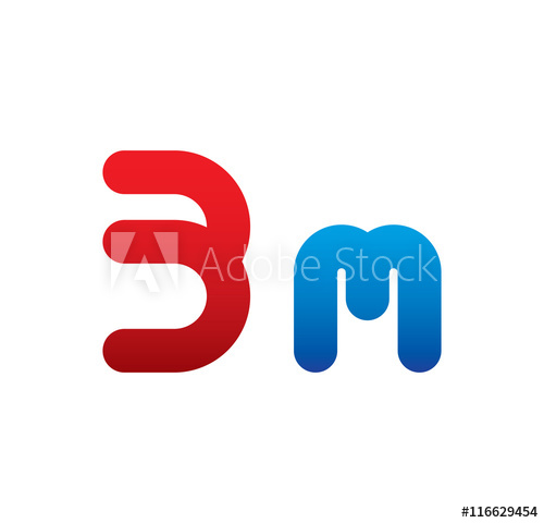 500x480 Logo Initial Blue And Red