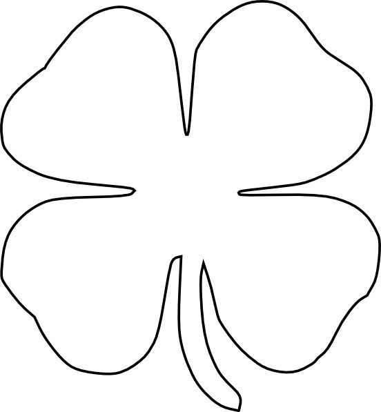 Four Leaf Clover Vector Clip Art Free Vector In Open Office 552x597 Four Leaf Clover Vector Clip Art Free Vector In Open Office