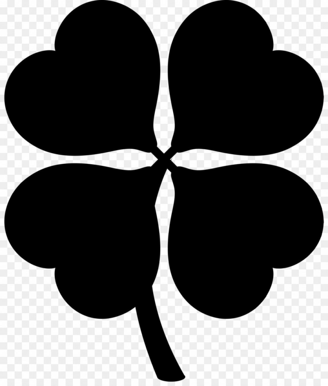 Shamrock Vector Art Black White Catchsplace 1296x1526 Shamrock Vector Art Black White Catchsplace