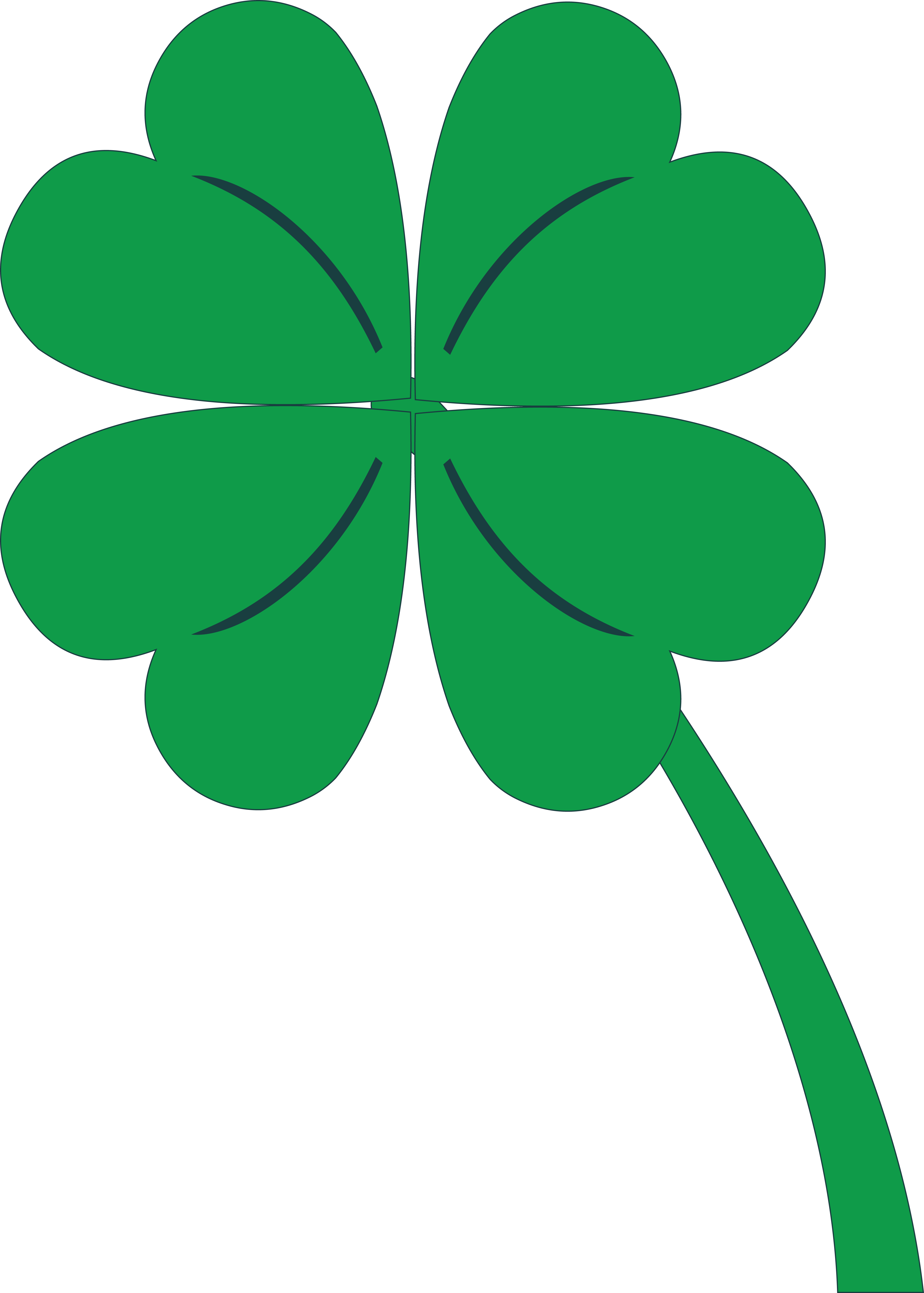 Four Leaf Clover Vector Clipart Images Gallery For Free Download 4000x5596 Four Leaf Clover Vector Clipart Images Gallery For Free Download