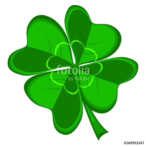 4 Leaf Clover Vector Free at Vectorified.com | Collection of 4 Leaf ...