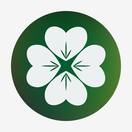 Four Leaf Clover Vector Illustration Element In Flat Design 450x450 Four Leaf Clover Vector Illustration Element In Flat Design