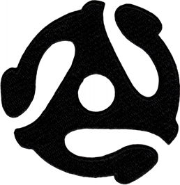 258x266 Embroidered Iron On Or Sew On Patch Black Adapter