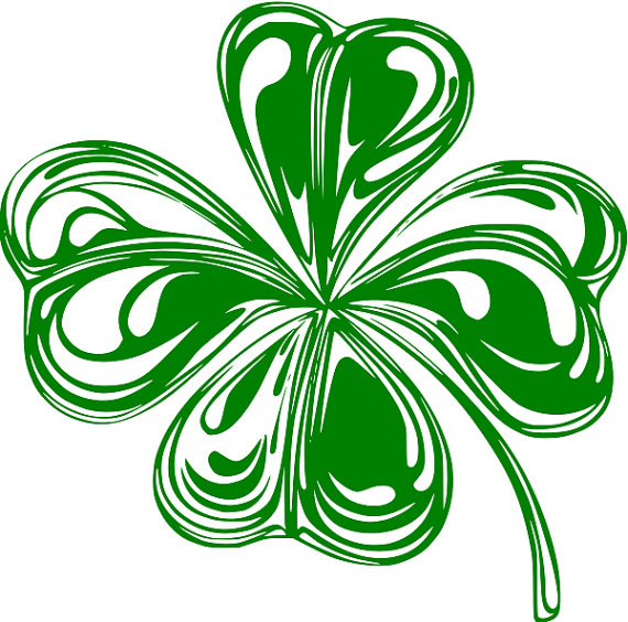 570x564 Shamrock Set Of St Patricks Day Clover Vector