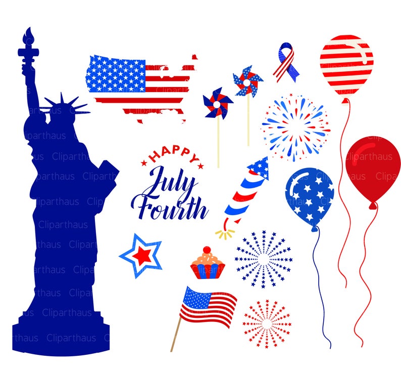 Fourth Of July Clip Art Of July Vector Of July Etsy 794x731 Fourth Of July Clip Art Of July Vector Of July Etsy