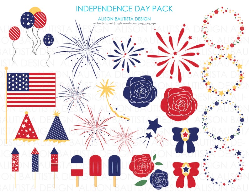 Of July Vector Pack Etsy 794x613 Of July Vector Pack Etsy
