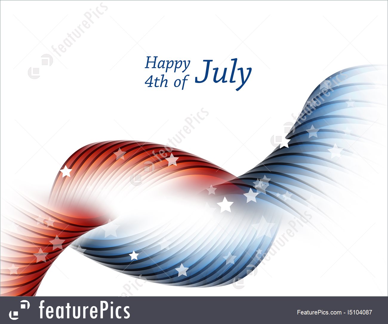 Of July Vector Stock Illustration 1300x1086 Of July Vector Stock Illustration