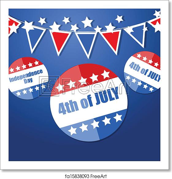 Free Art Print Of Of July Vector Badges Designs Drawing Art 561x581 Free Art Print Of Of July Vector Badges Designs Drawing Art