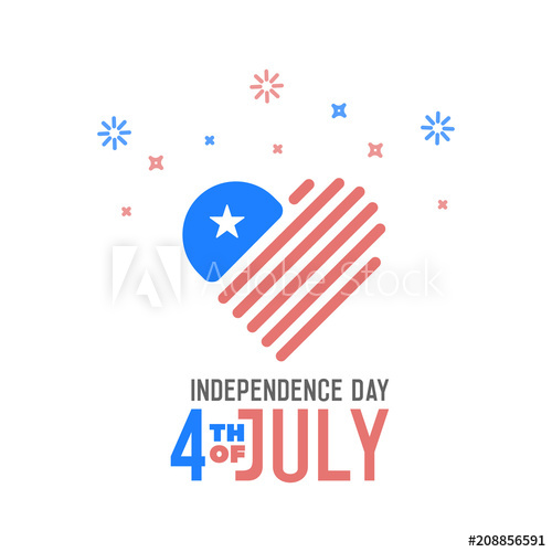 Independence Day, Of July Vector Design Banner For United 500x500 Independence Day, Of July Vector Design Banner For United