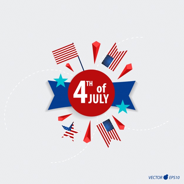 Best Fourth Of July Composition With Flat Design Wallpapers 626x626 Best Fourth Of July Composition With Flat Design Wallpapers