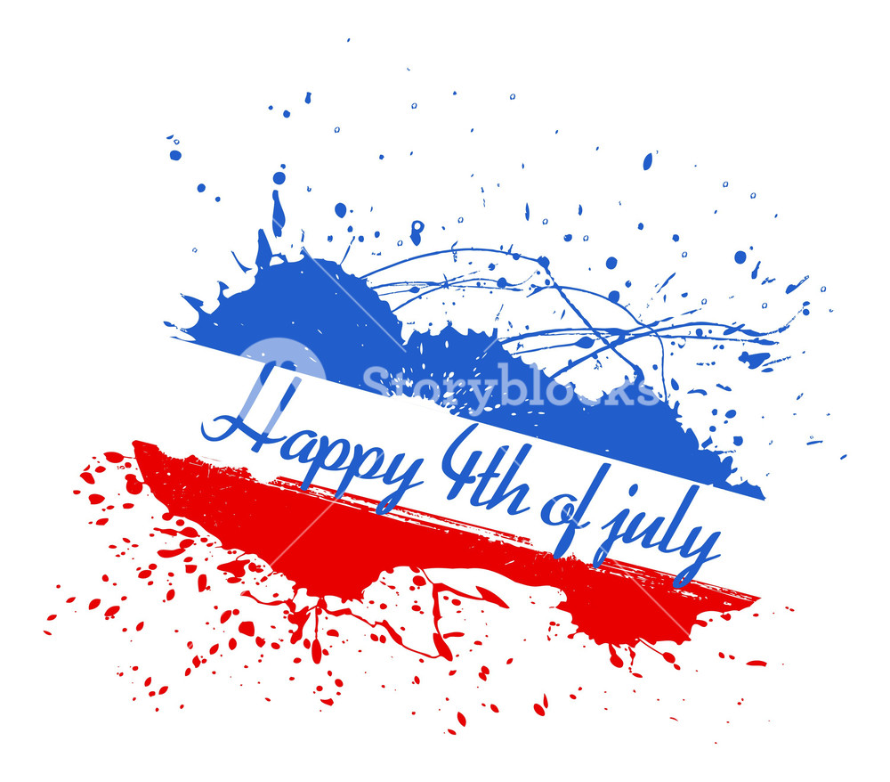 Greeting Of July Vector Theme Design Royalty Free Stock Image 1000x878 Greeting Of July Vector Theme Design Royalty Free Stock Image