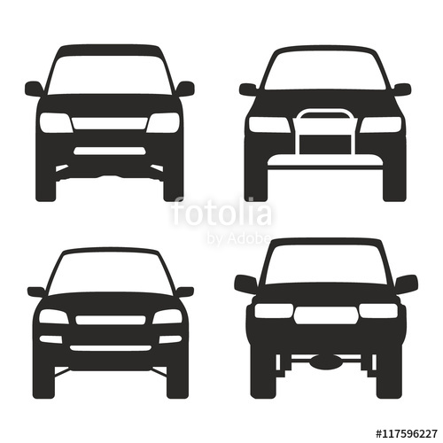 500x500 Icon Of Suv Truck Off Road Vector Stock Image And Royalty