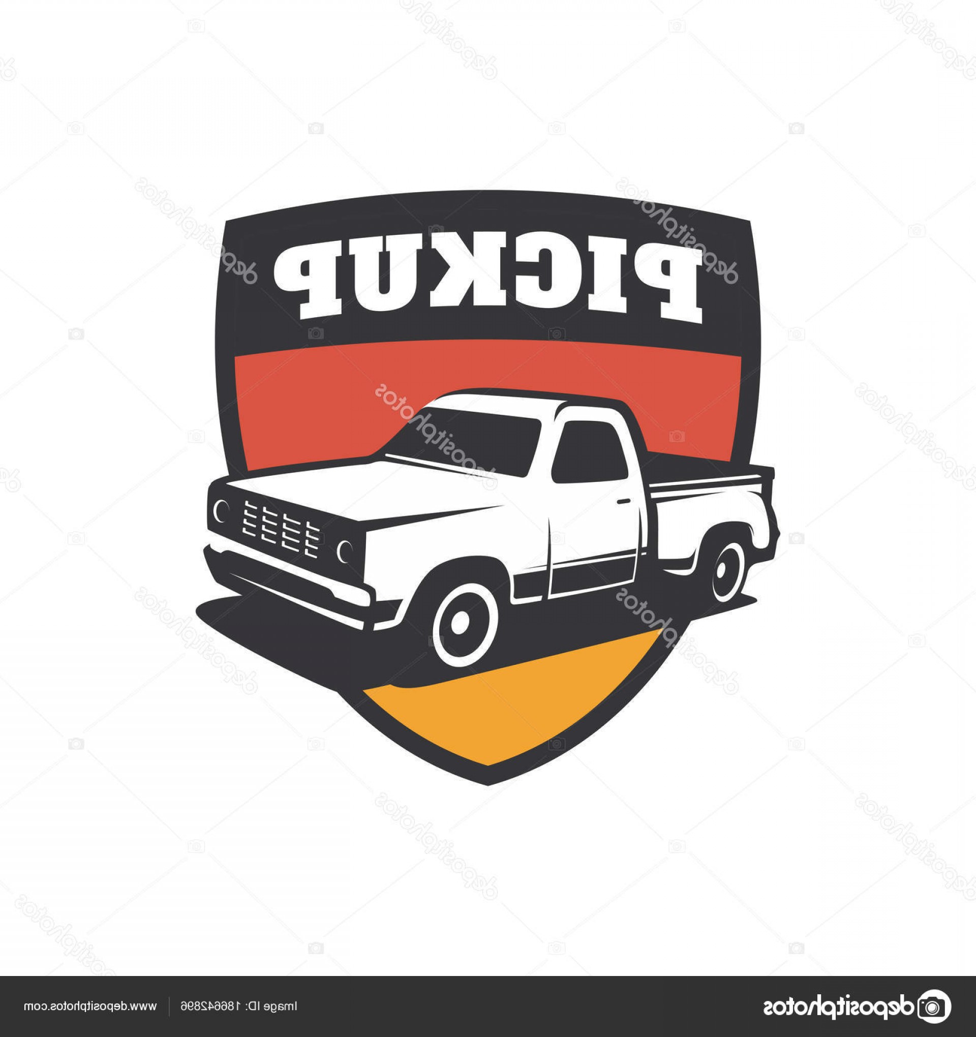 1920x2040 Stock Illustration Pick Truck Car Vector Logo Hoodamathrun