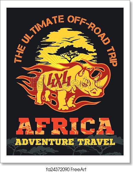 450x580 Free Art Print Of Travel Africa
