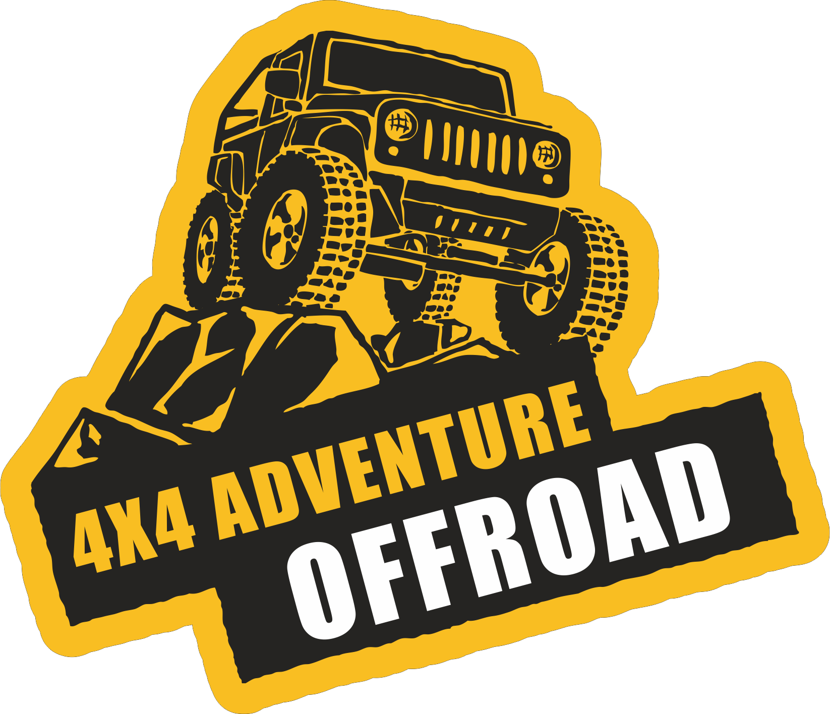 1646x1416 Offroad Vector Sticker