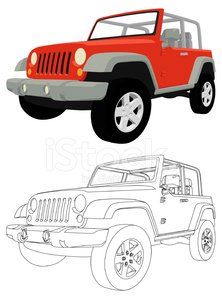 222x299 Vector Jeep Stock Vectors