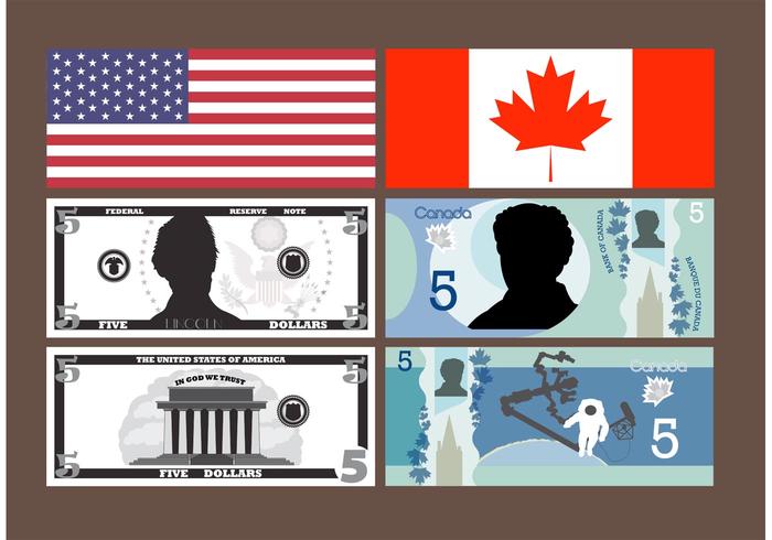 700x490 Dollar Bill Vectors