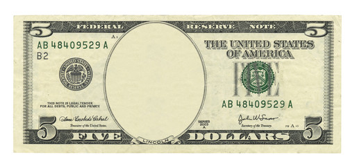 5 Dollar Bill Vector At Collection Of 5 Dollar Bill