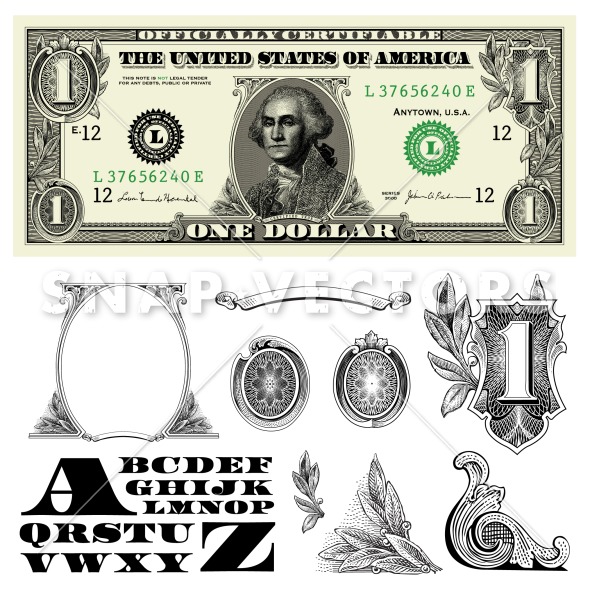 590x590 New Dollar Bill Vector Images