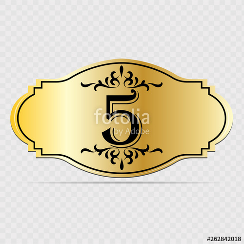 500x500 Hotel Door Number Vector Stock Image And Royalty Free Vector
