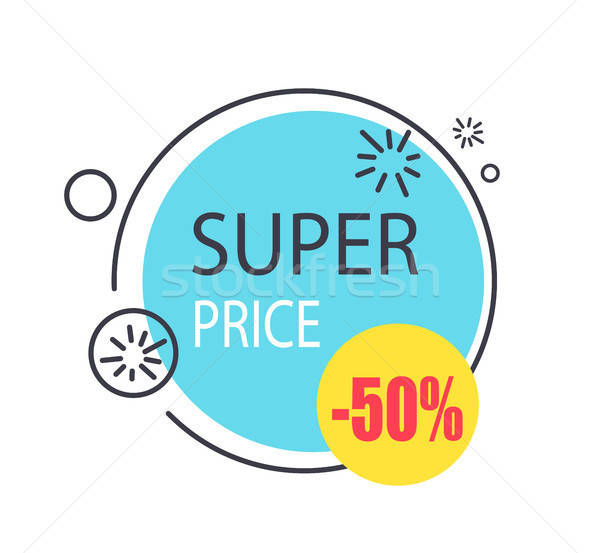 600x553 Super Price Round Promo Sticker In Circle Shape Vector