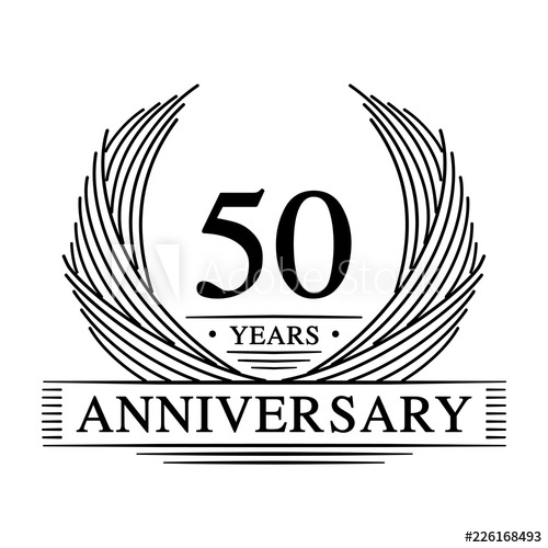 500x500 Years Design Template Anniversary Vector