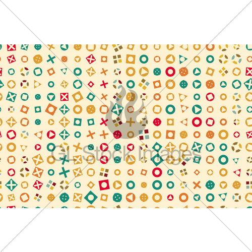 500x500 Vector Pattern Backdrop Retro Style Gl Stock Images