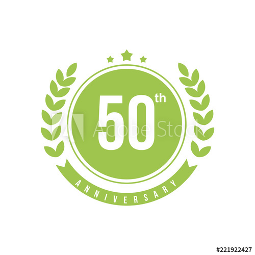 500x500 Anniversary Vector Template Design Illustration