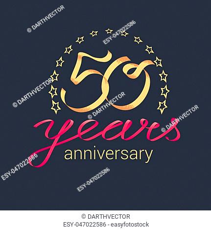 431x470 Anniversary Gold Vector Stock Photos And Images Age Fotostock