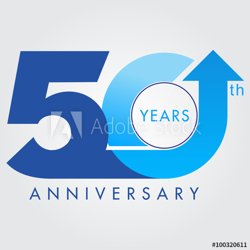 500x500 Template Logo Anniversary, Vector Illustrator