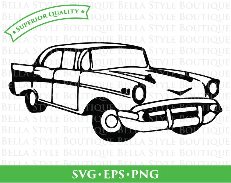 794x629 Chevy Bel Air Png Etsy