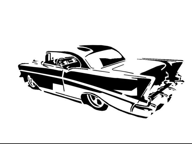 640x480 Chevy Bw