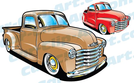 540x334 Vector Car Chevy Truck Clip Art Vector Car Clip Art Archives
